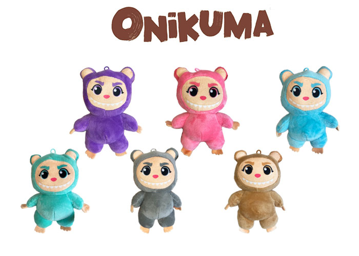 (Mis 1) ONIKUMA Peluche In piedi 18 cm 6ass (con viso ricamato) c/hangtag…x12…x216